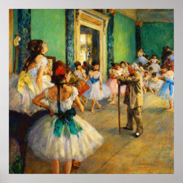 Poster A Aula de Balé por Edgar Degas
