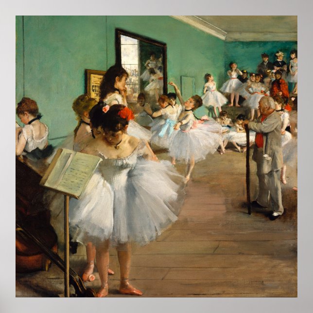 Poster A Aula de Dança (1874)  (Frente)