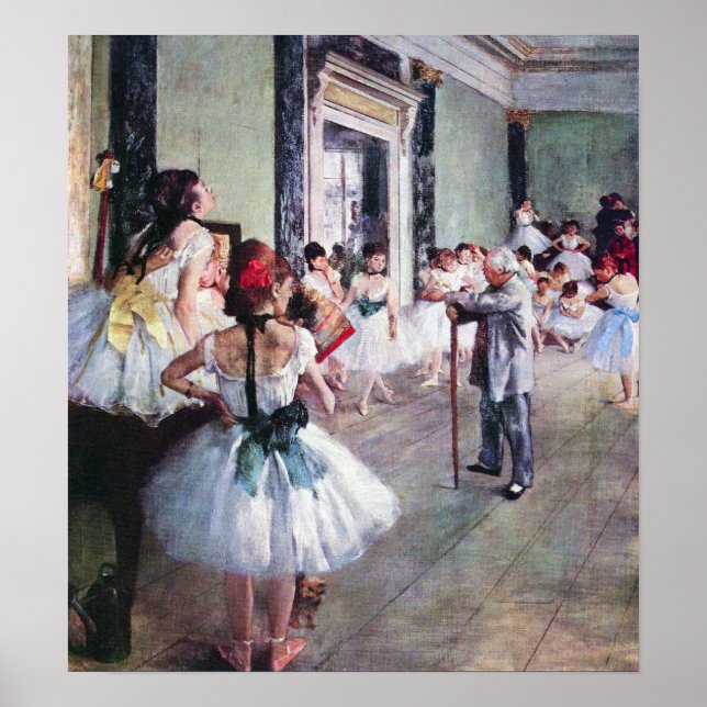Poster A aula de dança de Edgar Degas (Frente)