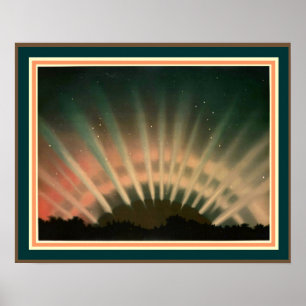Pôster A Aurora Borealis 16 x 20 de Trouvelot