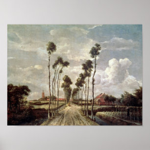 Poster A avenida em Middelharnis, 1689
