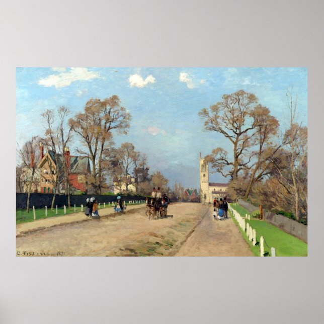 Poster A Avenida, Sydenham Camille Pissarro (Frente)