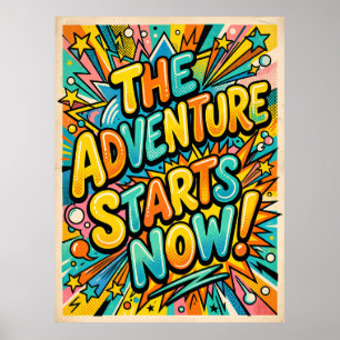 Poster a aventura começa agora