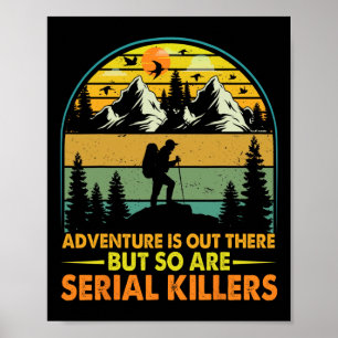 Poster A aventura de camping está lá fora, mas assim tamb