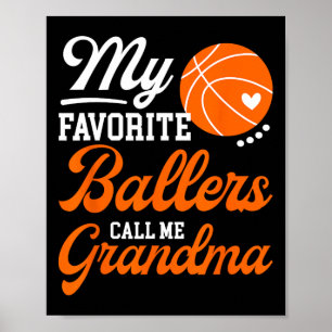 Poster A avó de um jogador de basquete me chama de vovó S