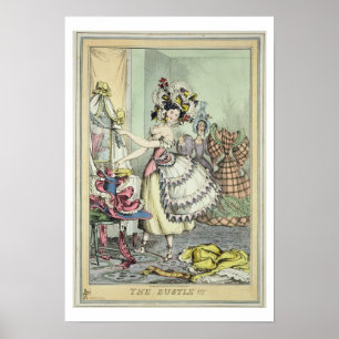 Poster A azáfama, publicada por Thomas McLean, Londres