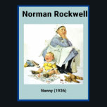 Poster A babá<br><div class="desc">Norman Rockwell foi um dos Ilustradores da América, que foi empregado pela Revista Poste Sábado à Noite de 1930 - médio de 1980. As imagens de Rockwell capturaram pequenos vislumbres da vida americana, A imagem aqui apresentada, é de uma babá empregada para cuidar de uma criança. Parece que tem sido...</div>