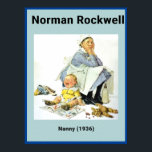 Poster A babá<br><div class="desc">Norman Rockwell foi um dos Ilustradores da América, que foi empregado pela Revista Poste Sábado à Noite de 1930 - médio de 1980. As imagens de Rockwell capturaram pequenos vislumbres da vida americana, A imagem aqui apresentada, é de uma babá empregada para cuidar de uma criança. Parece que tem sido...</div>