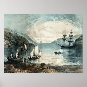 Pôster A baía de Annapolis, c.1880