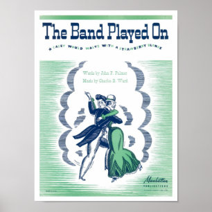 Poster A Banda Jogada No Cobrir Do Songbook Vintage