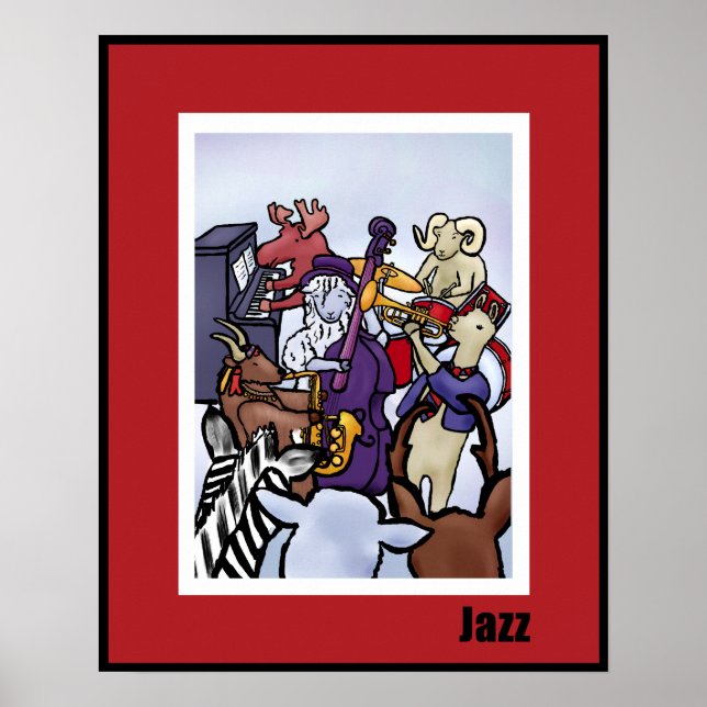 Poster A Banda Ungulate Jazz (Frente)