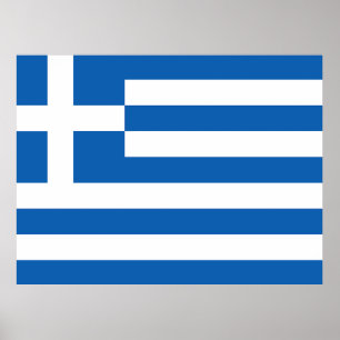 Poster A bandeira da Grécia