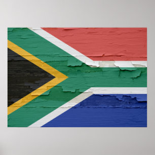 Pôster A bandeira de África do Sul resistiu