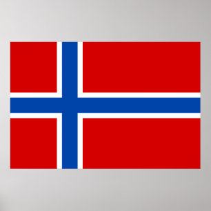 Pôster A bandeira de Noruega