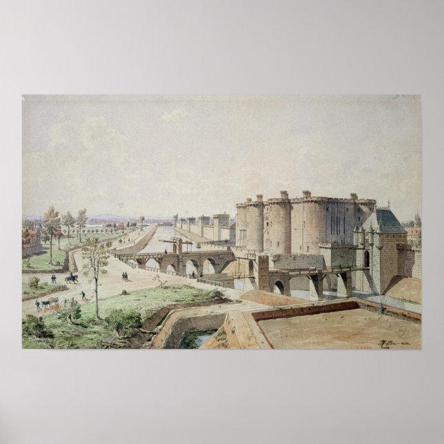 Poster A Bastilha em 1420 (Frente)