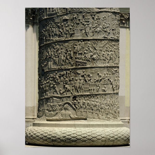 Pôster A batalha contra os Dacianos, detalhe Trajan (Frente)