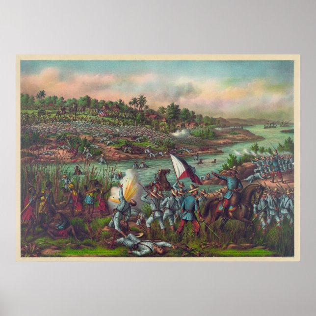 Pôster A batalha da paz filipina de Manila (Frente)