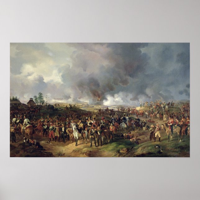 Pôster A Batalha das Nações de Leipzig, 1813 (Frente)