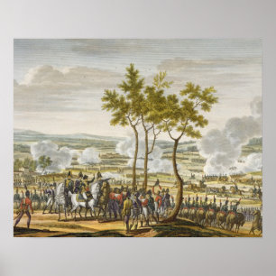 Pôster A batalha de Abensberg, o 20 de abril de 1809,