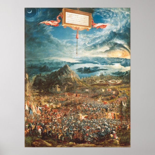 Pôster A Batalha de Alexandre em Issus (Frente)
