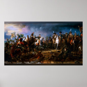 Poster A Batalha de Austerlitz por François Gérard