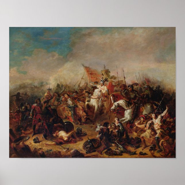Pôster A Batalha de Hastings em 1066 (Frente)