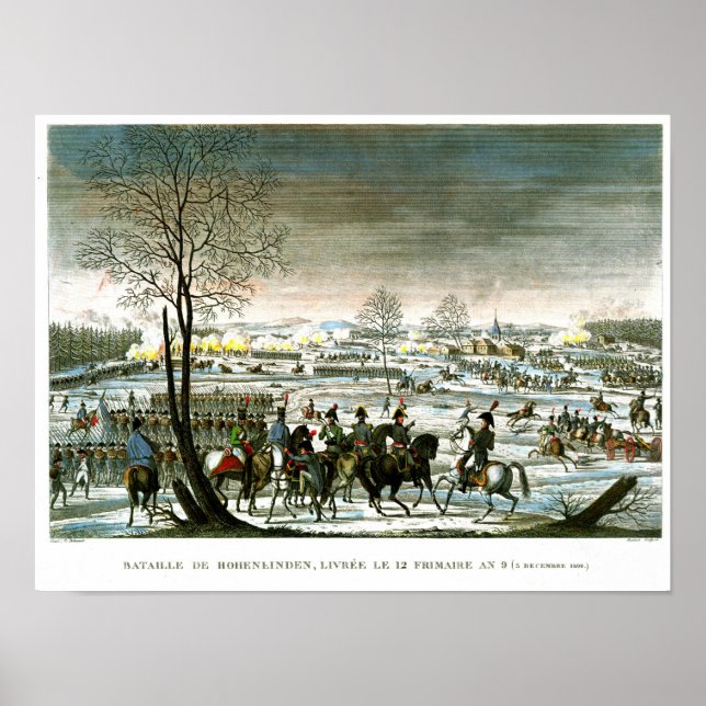 Pôster A Batalha de Hohenlinden (Frente)