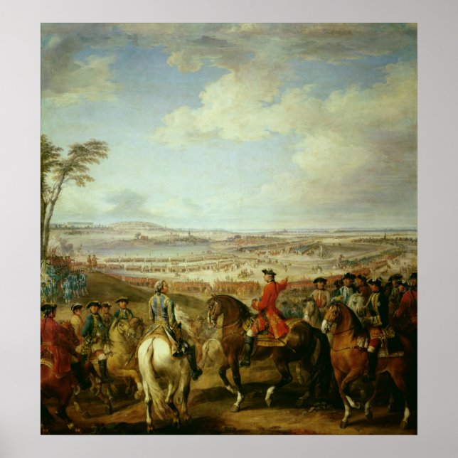 Pôster A Batalha de Lawfeld, segundo de julho de 1747 (Frente)