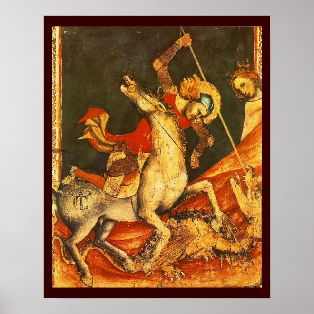 Poster A Batalha de São Jorge com o Dragão (Frente)