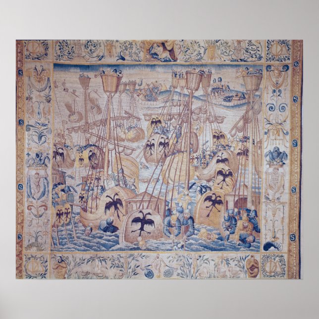 Poster A Batalha de Tunis ou Lepanto (Frente)