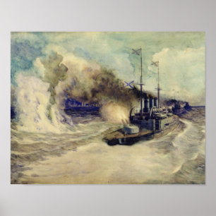 Poster A batalha entre a frota do Mar Negro e