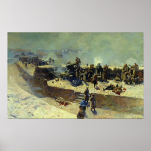 Pôster A bateria de Alexander atacando o