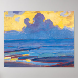 Poster À Beira-Mar Piet Mondrian