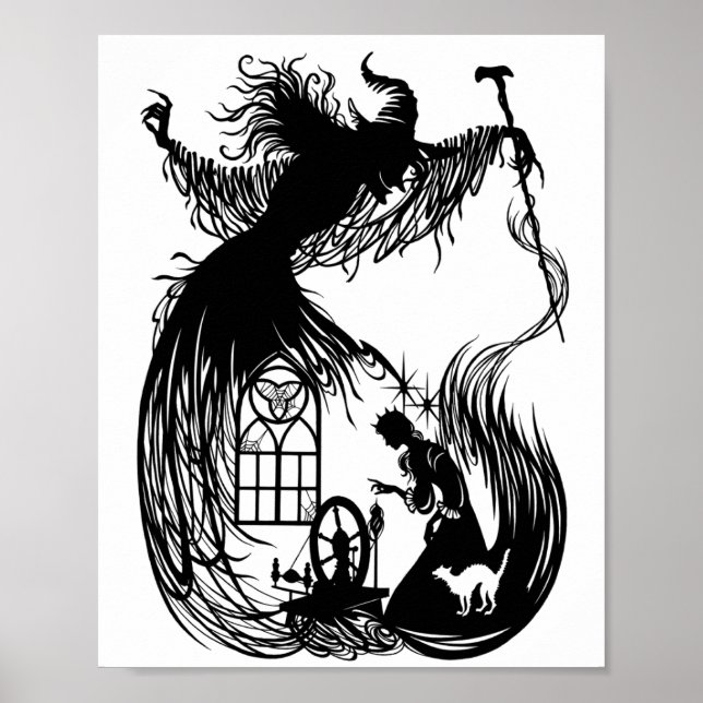 Poster A Bela Adormecida & a Bruxa Má (Frente)