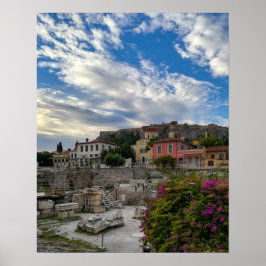 Poster A bela e colorida Atenas