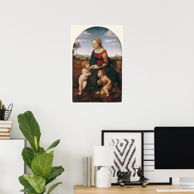 Poster A Bela Jardineira por Rapahel (Escritório em casa)