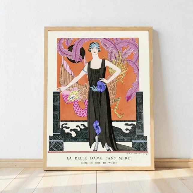 Poster A Bela Senhora sem Compaixão de George Barbier (Criador carregado)