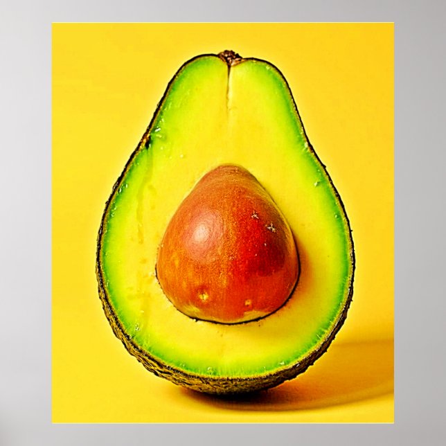 Poster A Beleza de um Design Avocado Saudável (Frente)