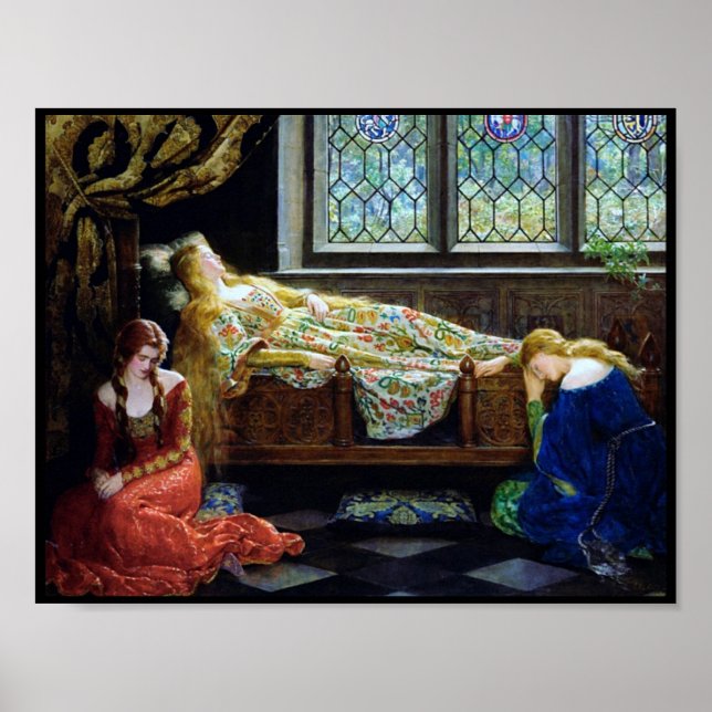 Pôster A Beleza Dormente e as Maidens (Frente)