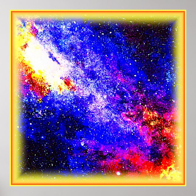 Poster A Beleza dos Nebulas e Galáxias. Comprar Agora (Frente)