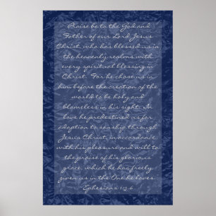 Poster a bíblia verses sobre o 1:3 de Ephesians da