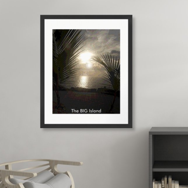 Pôster A BIG Island-Sunset (Criador carregado)