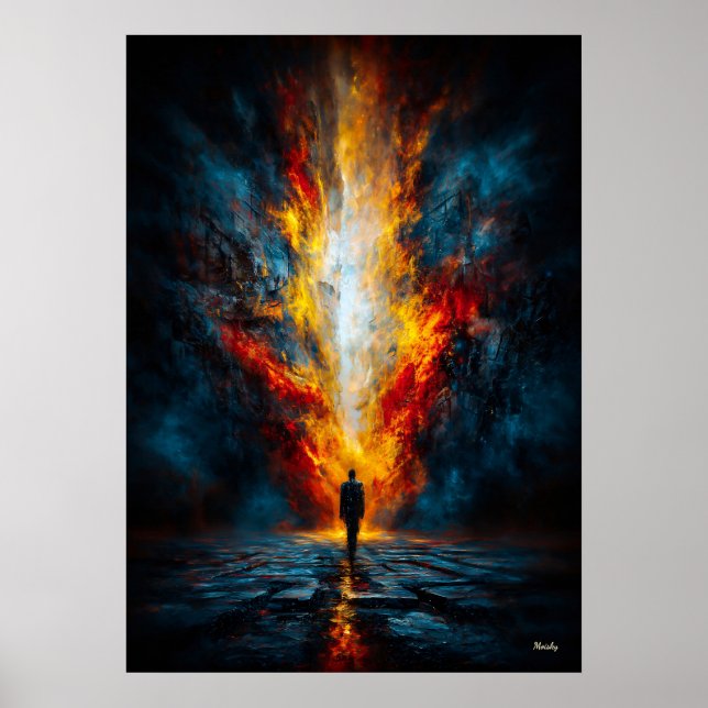 Poster A Boca do Julgamento – Expressionismo Monumental (Frente)