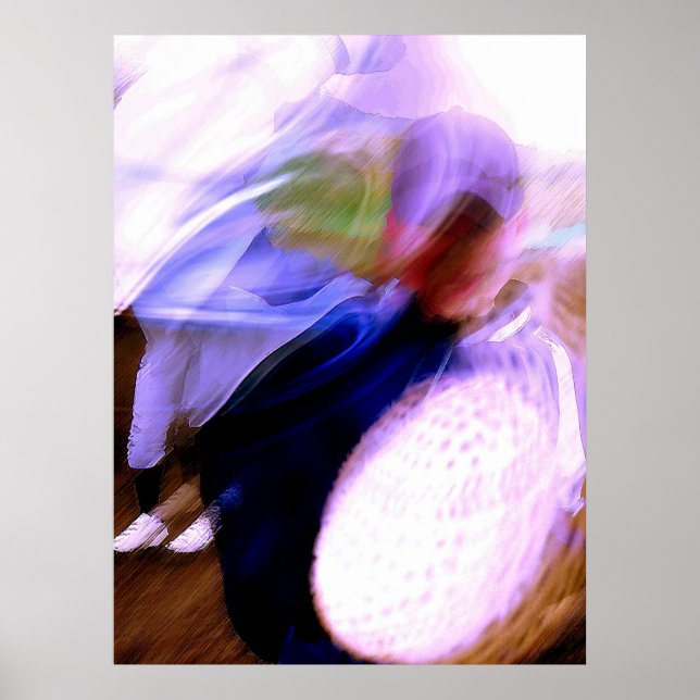 Poster A bola curva das Crianças (Frente)