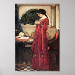 Pôster A bola de cristal pelo Waterhouse