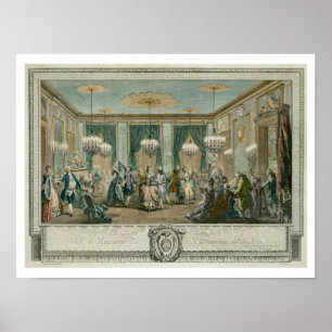 Poster A Bola de Vestido da Noite na Casa do Monsieur Vi