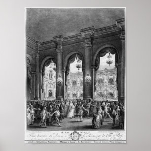 Poster A bola mascarada, o 23 de janeiro de 1782