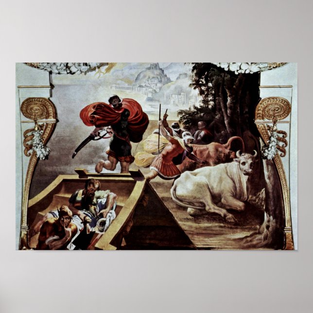 Poster A Bolsa De Odisseu Rouba O Bovinos (Frente)