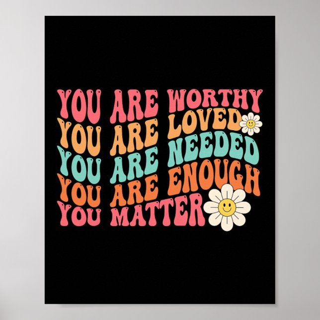 Poster A bondade do problema é ser gentil, a saúde mental (Frente)