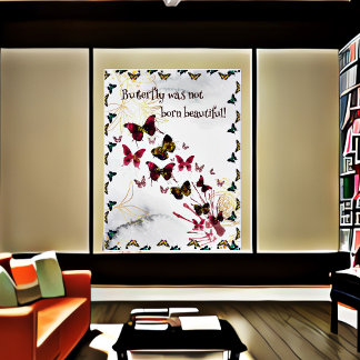 Pôster A Borboleta Não Era Uma Belo nascer